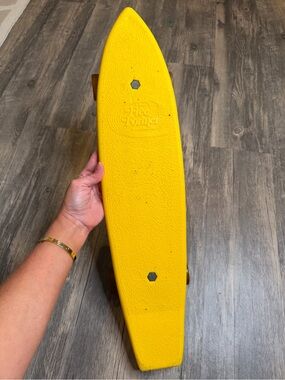 Vintage Free Former Yellow Skateboard California Free Former Urethane Wheels 22”